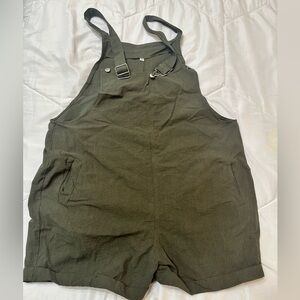 Overall shorts Olive Green XL